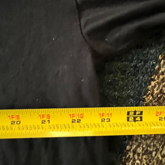 841-Black cotton Christmas t-shirt with "I'm the Papaw Elf" design #HolidayVibes - Picture 3 of 5